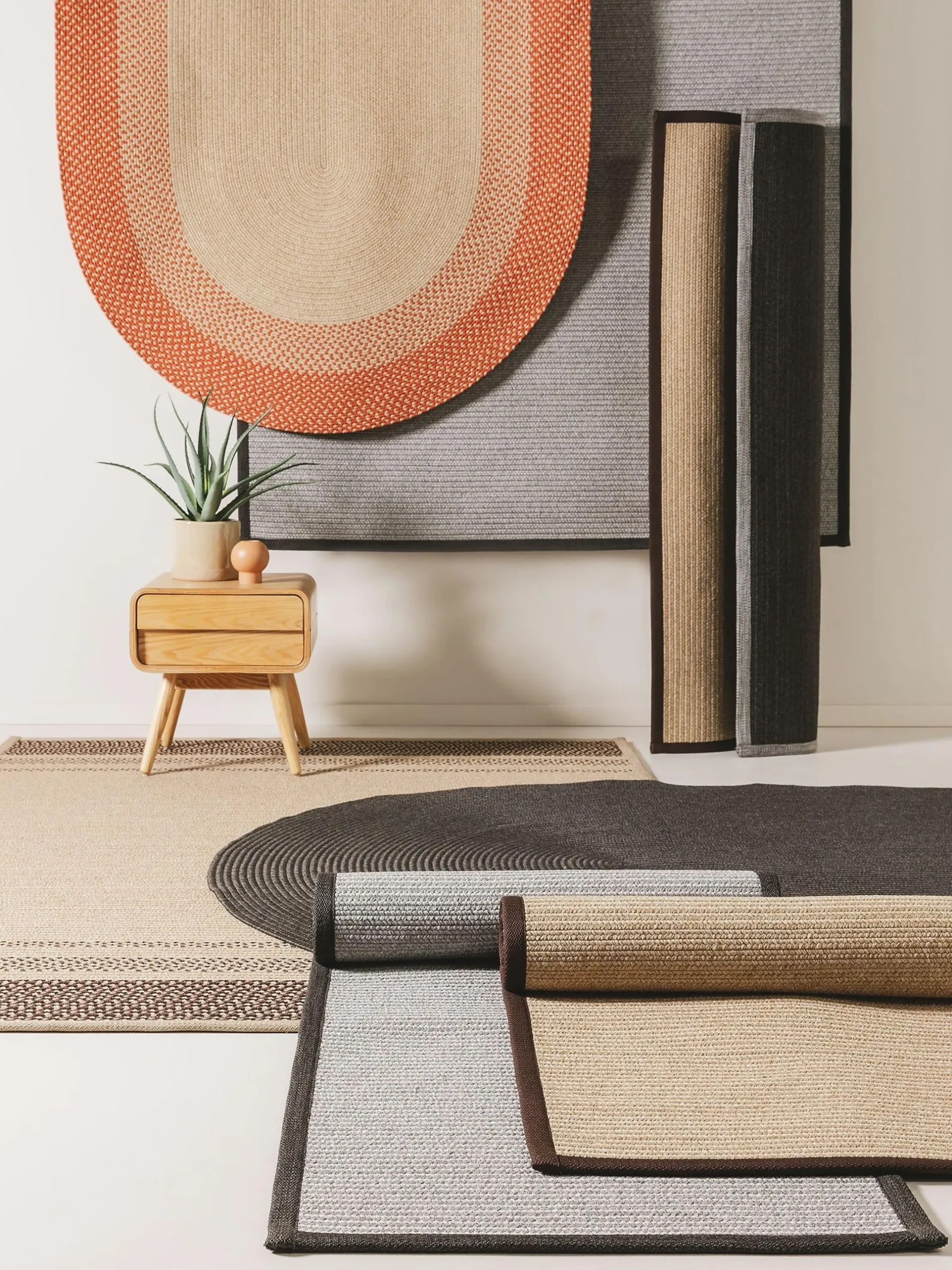Tappeto ovale da interno-esterno Nandi