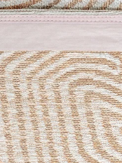 Tappeto rotondo jacquard lavabile da interno-esterno Coral