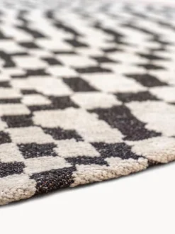 Tappeto rotondo jacquard lavabile da interno-esterno Berber