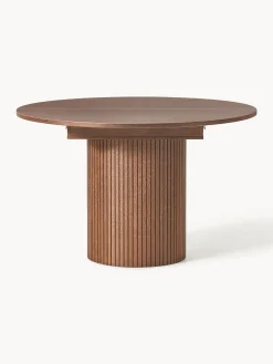 Tavolo allungabile con struttura millerighe Filo, 120 - 160 x 75 cm