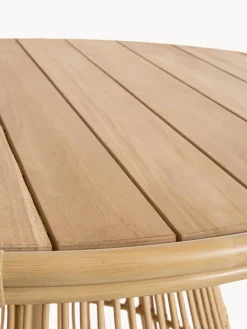 Tavolo da giardino rotondo in legno di teak Tavolo, Ø 110 cm