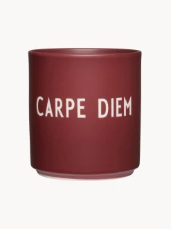Tazza con scritta Favourite Carpe Diem