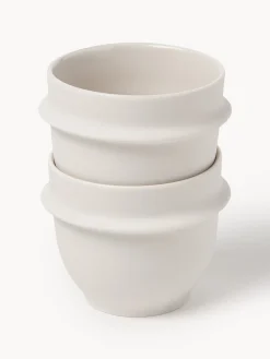 Tazze da caffè porcellana con smalto reattivo Dune 2 pz