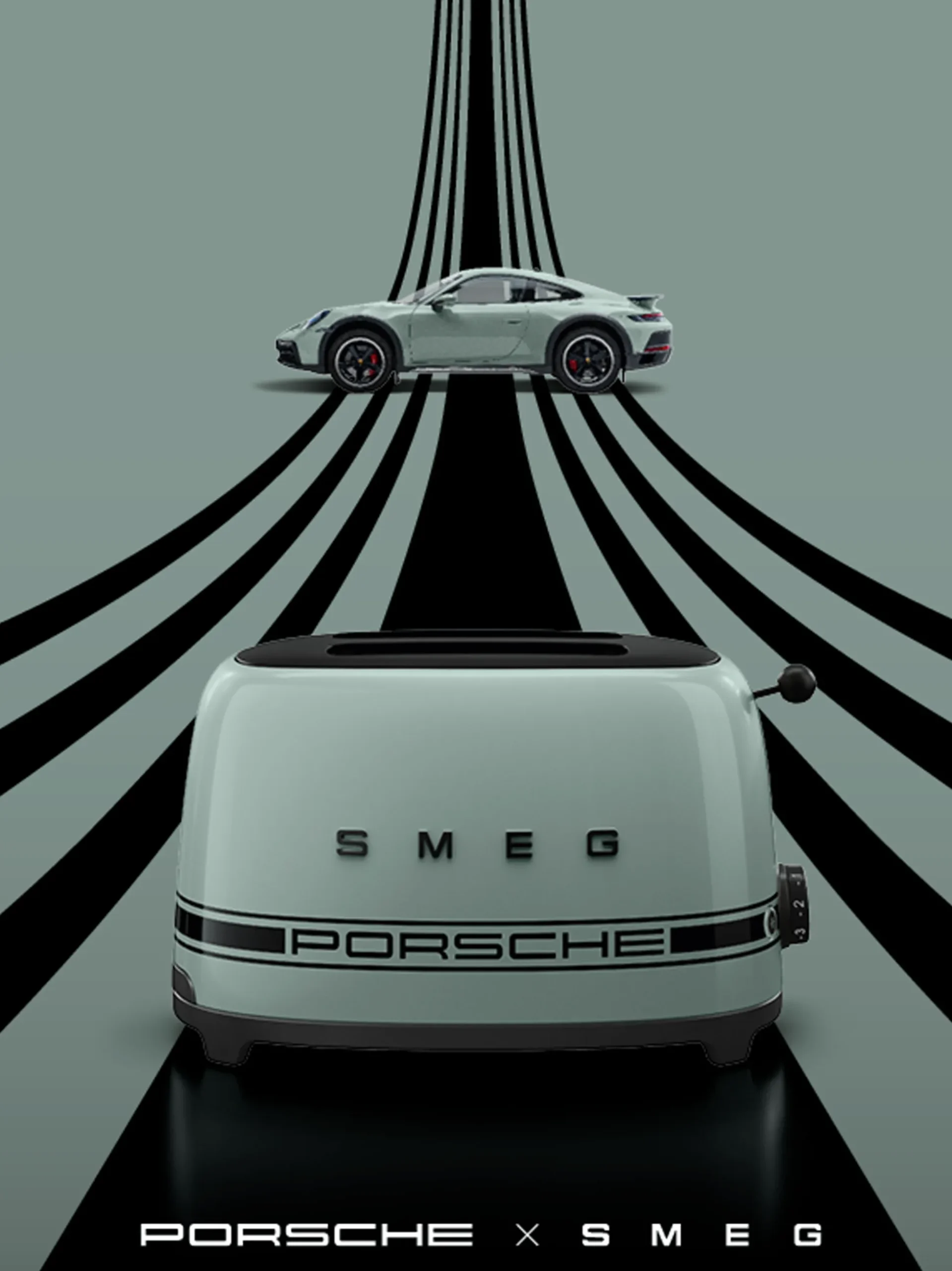 Tostapane compatto Porsche x Smeg