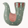 Vaso dipinto a mano Trudy, alt. 19 cm
