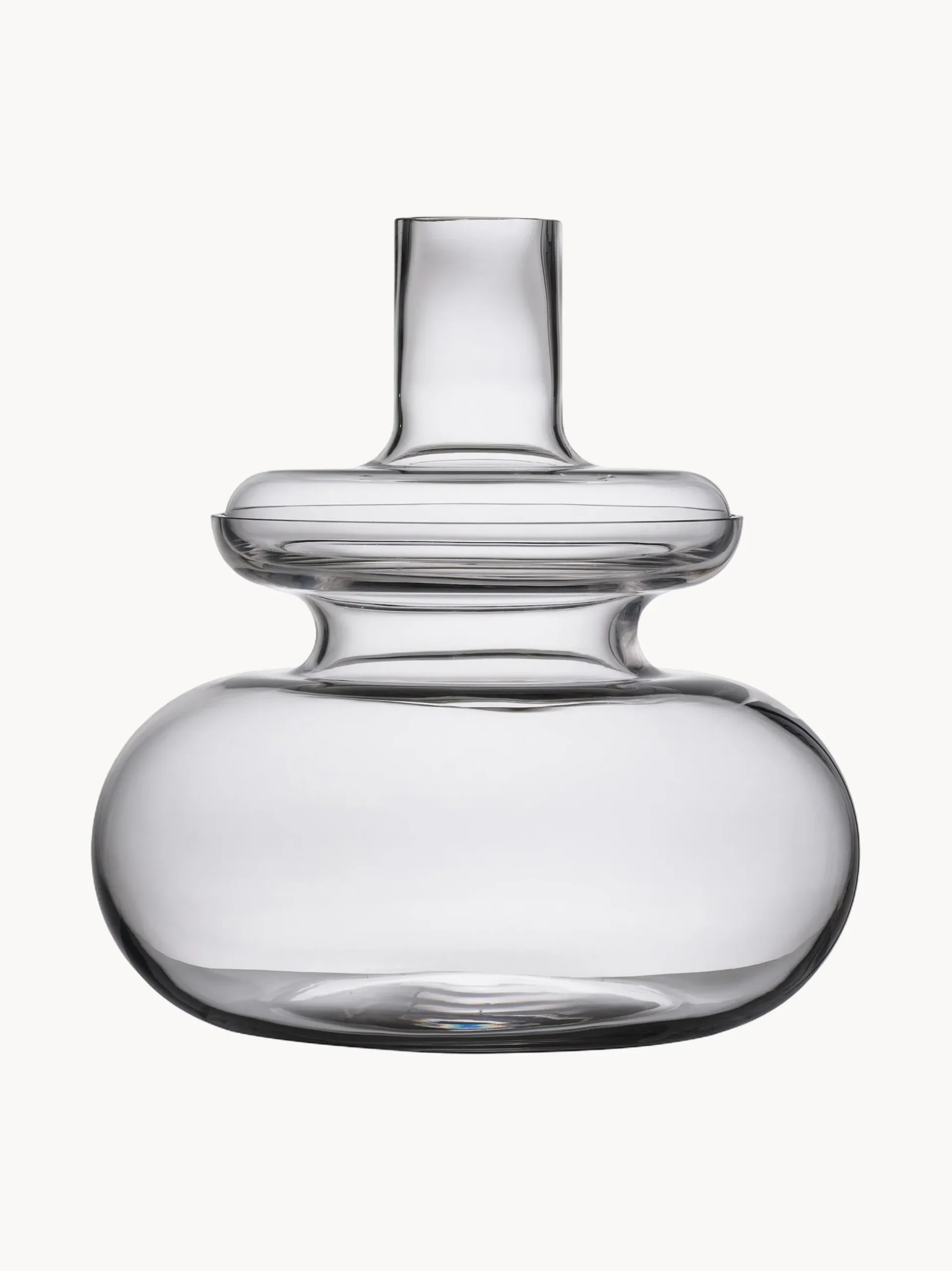 Vaso grande in vetro soffiato Inu, alt. 33 cm