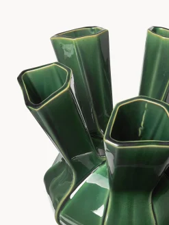 Vaso in porcellana Puyi, alt. 34 cm