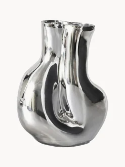 Vaso in vetro fatto a mano Gleam, Alt. 22 cm