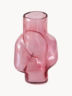 Vaso in vetro fatto a mano Gleam, Alt. 32 cm