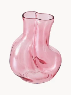 Vaso in vetro fatto a mano Gleam, Alt. 22 cm
