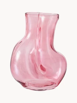 Vaso in vetro fatto a mano Gleam, Alt. 22 cm