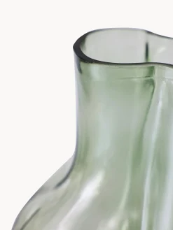 Vaso in vetro fatto a mano Gleam, Alt. 22 cm