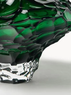 Vaso in vetro soffiato Canyon, alt. 23 cm
