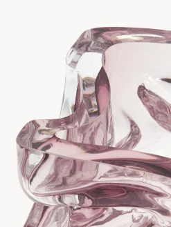 Vaso in vetro soffiato Ice, alt. 25 cm