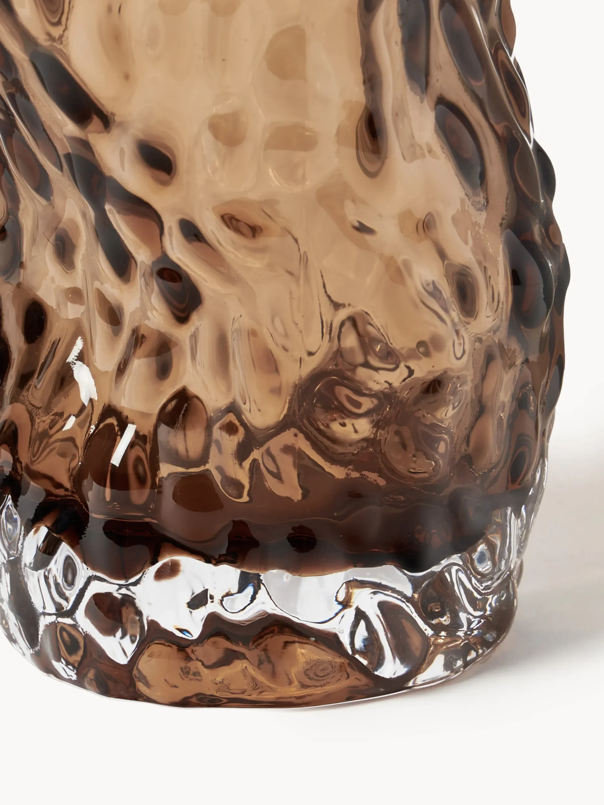 Vaso in vetro soffiato Ostrea Rock, alt. 30 cm