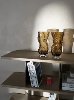 Vaso in vetro soffiato Ostrea Rock, alt. 30 cm
