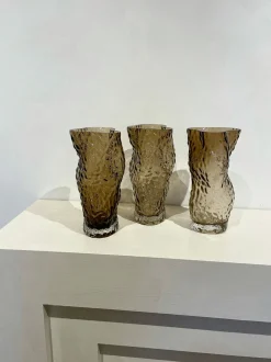 Vaso in vetro soffiato Ostrea Rock, alt. 30 cm