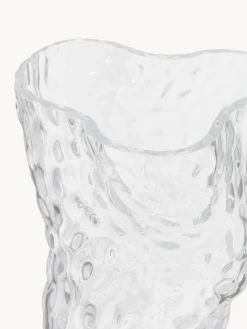 Vaso in vetro soffiato Ostrea Rock, alt. 30 cm