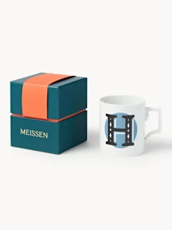 Westwing x MEISSEN, Tazza fatta a mano con motivo decorativo Initials