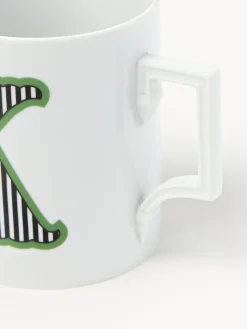 Westwing x MEISSEN, Tazza fatta a mano con motivo decorativo Initials