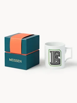 Westwing x MEISSEN, Tazza fatta a mano con motivo decorativo Initials