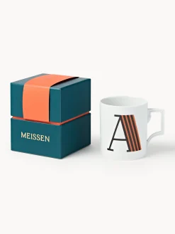 Westwing x MEISSEN, Tazza fatta a mano con motivo decorativo Initials