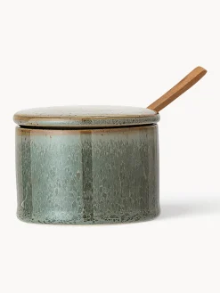 Zuccheriera con cucchiaio di legno Pixie